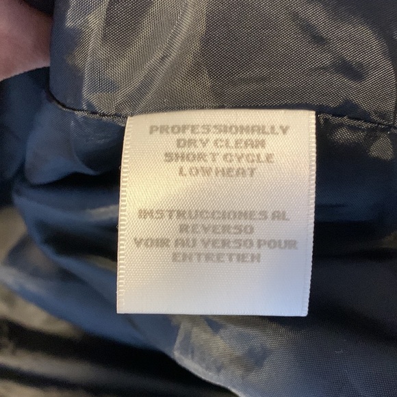 Moda spiegel size 12 collarless black crushed velvet button down blazer topper - Picture 9 of 9